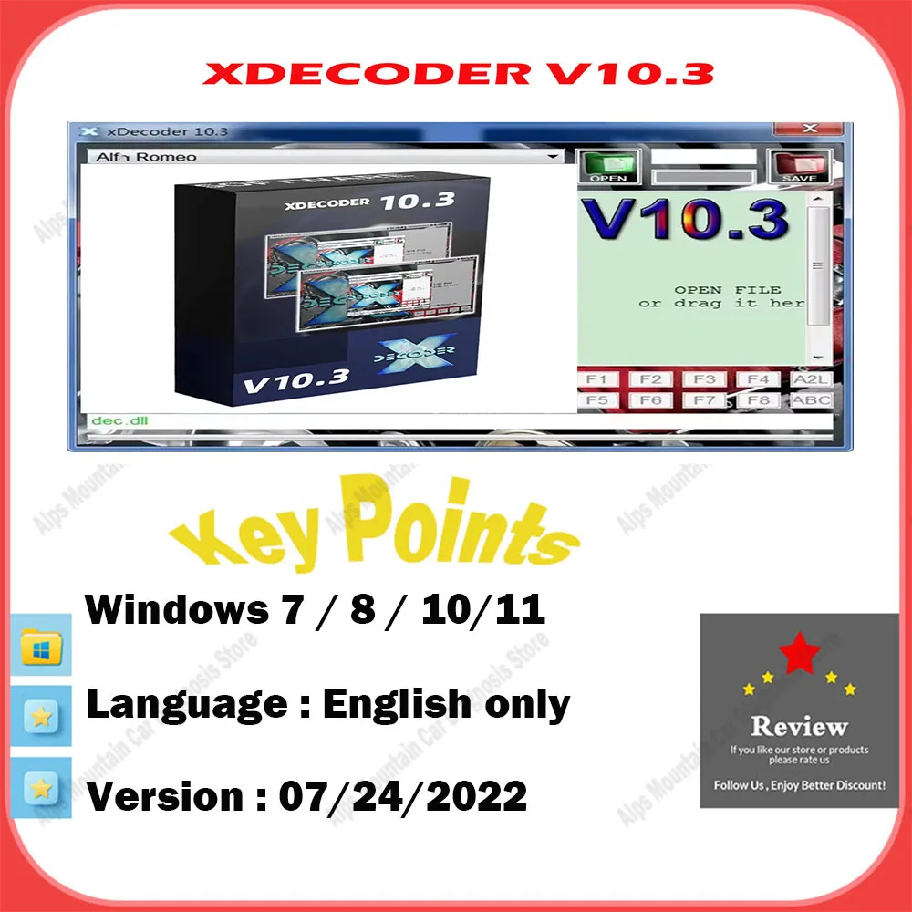 Последняя версия автомобильных инструментов XDecoder 10.3 - DTC Remover DTC OFF Удаление программного обеспечения Сключение ошибок DTCRemover для многих ноутбуков
Последняя версия автомобильных инструментов XDecoder 10.3 - DTC Remover DTC OFF Удаление программного обеспечения Сключение ошибок DTCRemover для многих ноутбуков