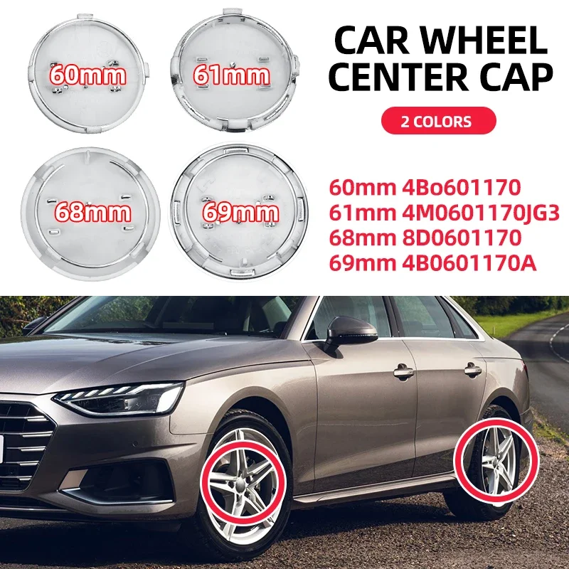 4pcs 60mm 61mm 69mm Car Styling Wheel Center Cap Hub Covers Badge 4B0601170 For Audi A3 A4 A5 A6 A7 A8 S4 S6 Car Accessories
4pcs 60mm 61mm 69mm Car Styling Wheel Center Cap Hub Covers Badge 4B0601170 For Audi A3 A4 A5 A6 A7 A8 S4 S6 Car Accessories