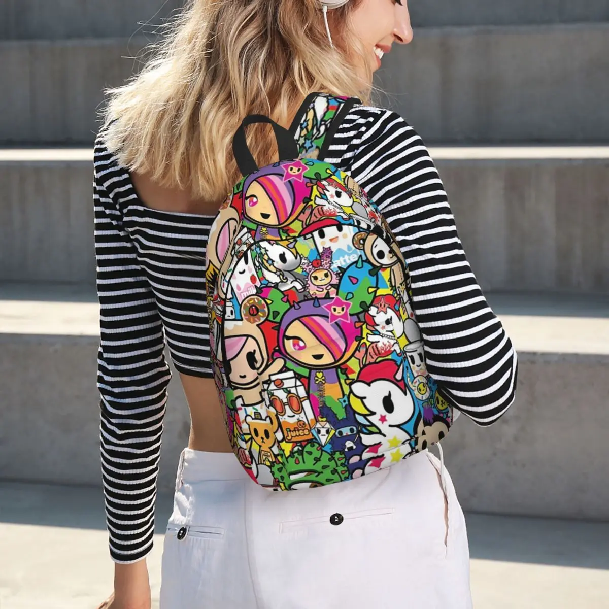 Tokidoki Kawaii Donutella Sandy Unicorno Student Backpack School Bag Hiking Travel Daypack for Men Women Bookbag Shoulder Bags
Tokidoki Kawaii Donutella Sandy Unicorno Student Backpack School Bag Hiking Travel Daypack for Men Women Bookbag Shoulder Bags