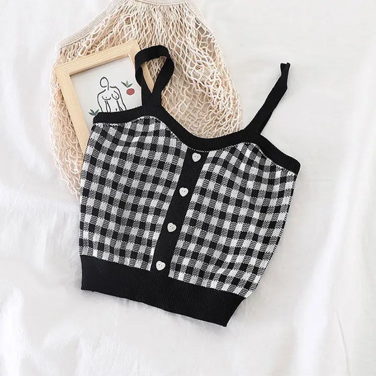 Summer Crop Top Women Seamless Square Collar Wide Straps Tank Tops Korean Knitted Striped Camisole Solid Corset Tops Female D851
Summer Crop Top Women Seamless Square Collar Wide Straps Tank Tops Korean Knitted Striped Camisole Solid Corset Tops Female D851