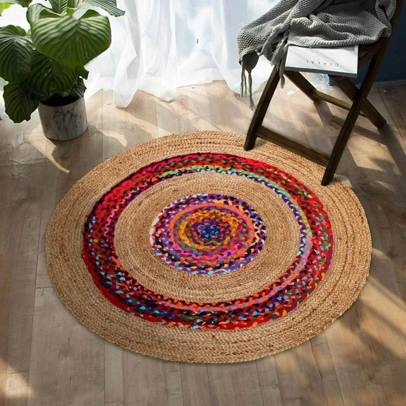 Rug 100% Natural Jute & Cotton Braided Style Carpet Modern Rustic Look Rugs
Rug 100% Natural Jute & Cotton Braided Style Carpet Modern Rustic Look Rugs