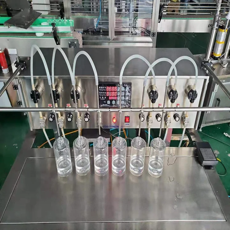 Liquid Filling Machine Bottle Filling Machine With 2/4/6/8/10 Heads
Liquid Filling Machine Bottle Filling Machine With 2/4/6/8/10 Heads