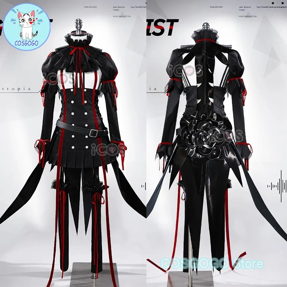 Yuzuriha Inori Cosplay Guilty Crown Gothic Dress Egoist Door Lead Singer Costume Halloween Party Carnival Uniform Women Dress
Yuzuriha Inori Cosplay Guilty Crown Gothic Dress Egoist Door Lead Singer Costume Halloween Party Carnival Uniform Women Dress