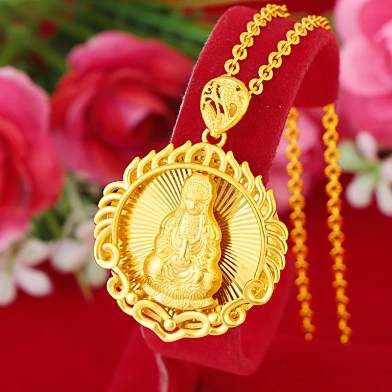 Luxury 24K 9999 Pure Gold real gold Guanyin Maitreya Pendant for Men and Women Pendant Necklace
Luxury 24K 9999 Pure Gold real gold Guanyin Maitreya Pendant for Men and Women Pendant Necklace