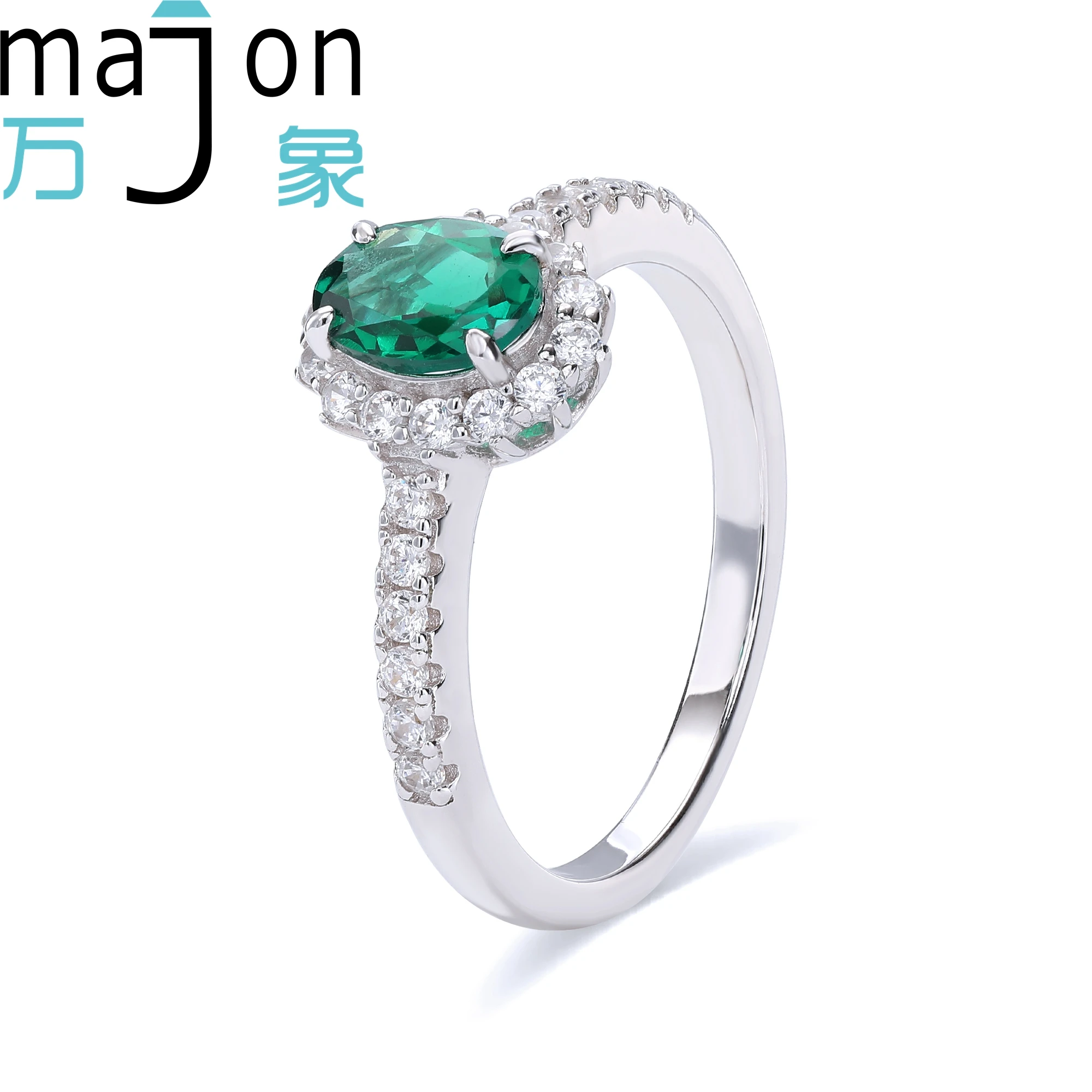 Women's 5*7mm Oval Shape Lab Diamond Zambian Emerald Daily Wear Jewelry S925 Silver 18K Plated Fashion Accessory for Ladies
Women's 5*7mm Oval Shape Lab Diamond Zambian Emerald Daily Wear Jewelry S925 Silver 18K Plated Fashion Accessory for Ladies