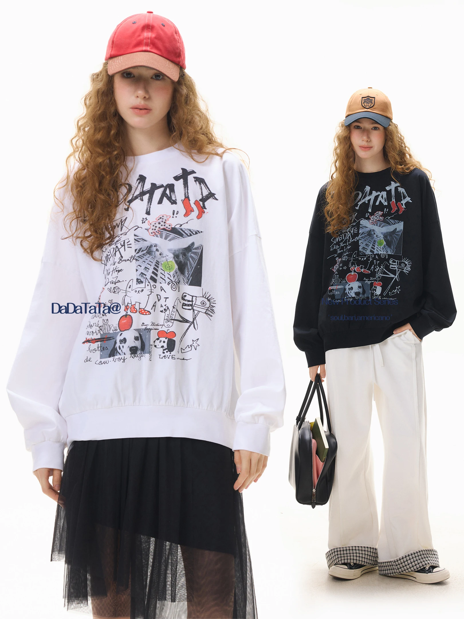 Spring New Arrival JGGU Crystal Label Large Size Women's Sweatshirt Long Sleeve Casual Style Comfortable Fit round Neck Top
Spring New Arrival JGGU Crystal Label Large Size Women's Sweatshirt Long Sleeve Casual Style Comfortable Fit round Neck Top
