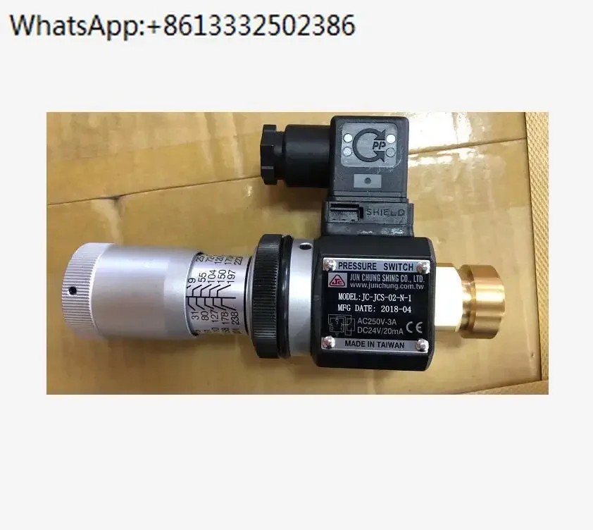Pressure relay PRESSURE SWITCH JC-JCS-02-N-1 JC-JCH-02-1 AC250V-3A DC24V/20mA MADE IN TAIWAN
Pressure relay PRESSURE SWITCH JC-JCS-02-N-1 JC-JCH-02-1 AC250V-3A DC24V/20mA MADE IN TAIWAN