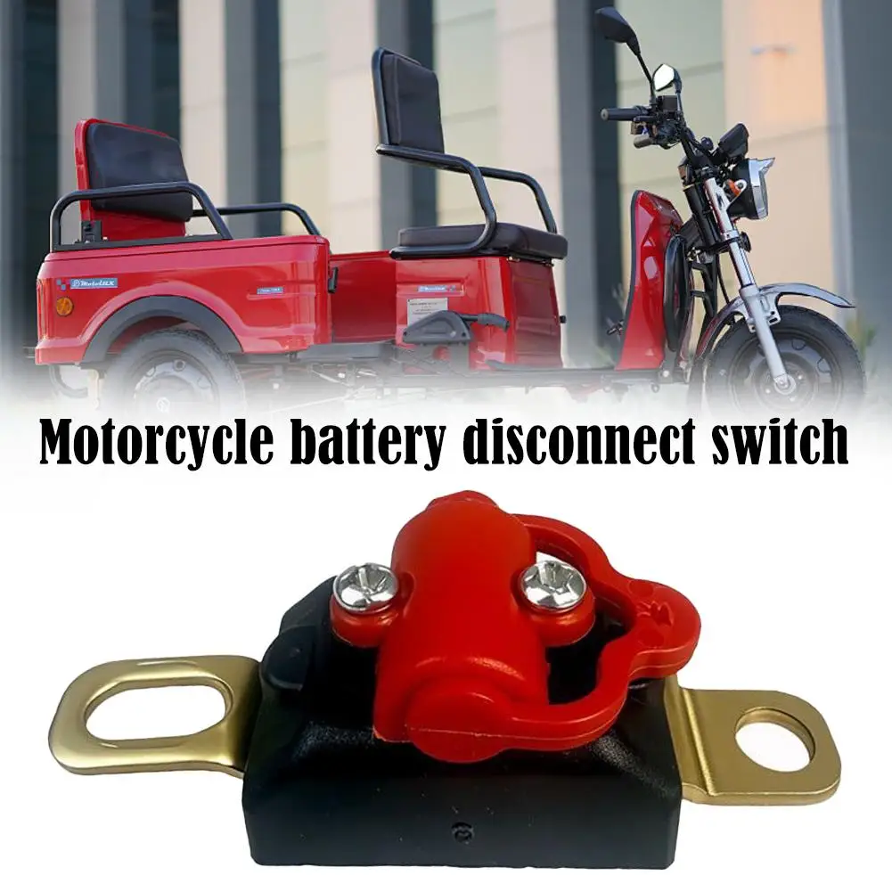 Universal Motorcycle Battery Cut Off Switch Red Lever ON OFF Indicator Rotatable Installation Brass 100A Compact for Motorcycles
Universal Motorcycle Battery Cut Off Switch Red Lever ON OFF Indicator Rotatable Installation Brass 100A Compact for Motorcycles