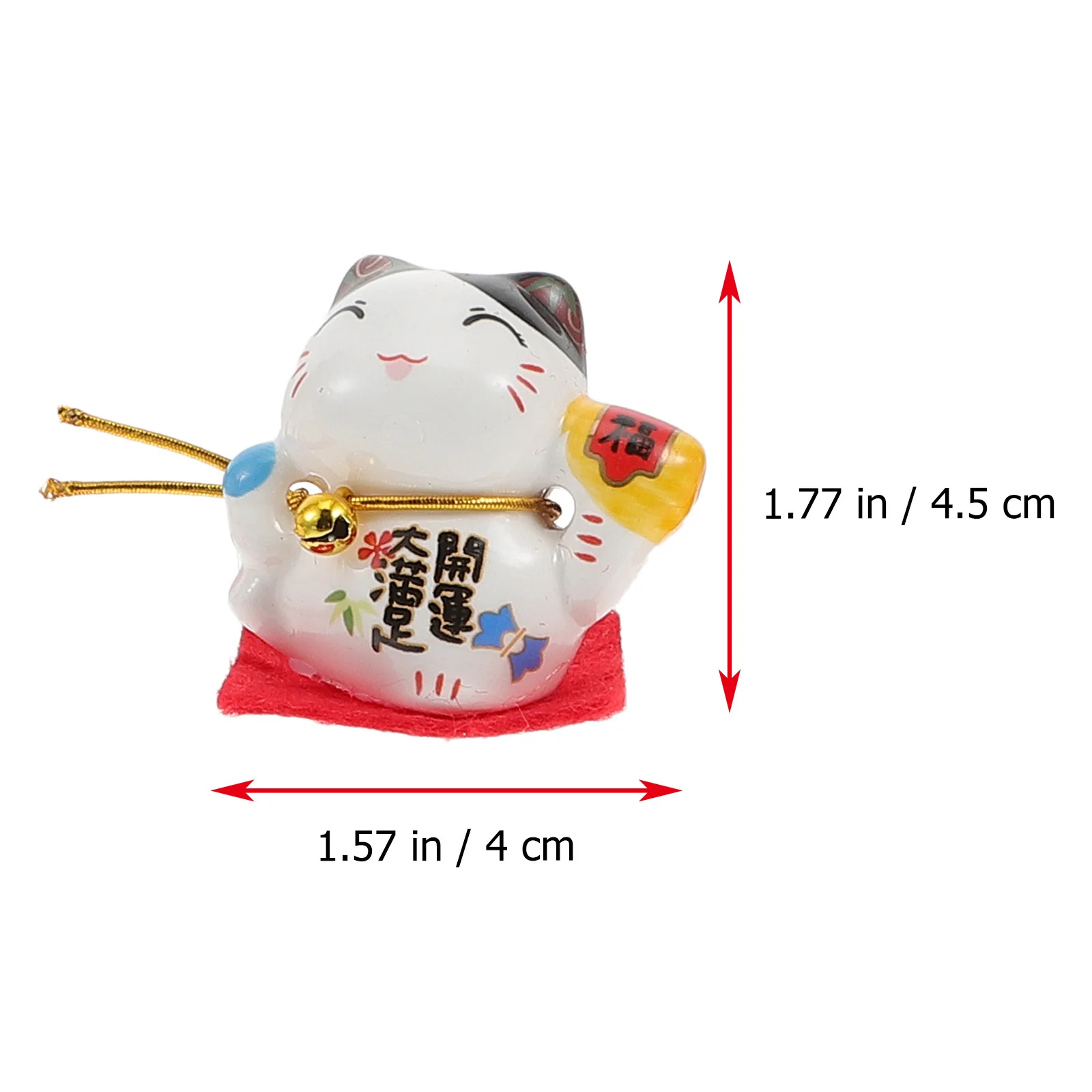 1Pcs Lucky Cat Figure Ornament with Swinging Arm for Wealth Figurines Luck Cat Figure Money
1Pcs Lucky Cat Figure Ornament with Swinging Arm for Wealth Figurines Luck Cat Figure Money