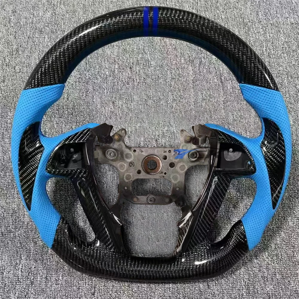 Custom Carbon Fiber Blue Perforated Leather Steering Wheel for Honda Accord 2008 2009 2010 2011 2012
Custom Carbon Fiber Blue Perforated Leather Steering Wheel for Honda Accord 2008 2009 2010 2011 2012