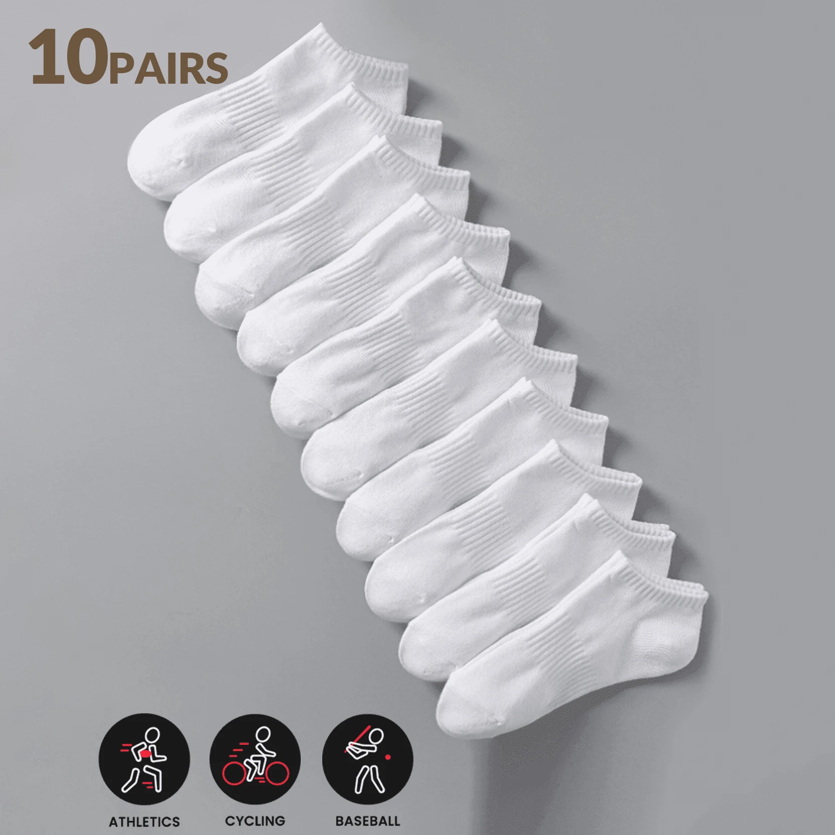 5/10 пар женских носков до щиколотки с белыми вертикальными полосками, дышащие и непромокаемые носки, весенне-летние женские носки
5/10 пар женских носков до щиколотки с белыми вертикальными полосками, дышащие и непромокаемые носки, весенне-летние женские носки