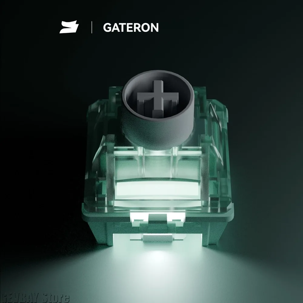 GATERON Magnetic Jade Ultra Switch Linear Freely Setting Rre-Travel HE Hall Sensor Effect for Magnetic Keyboard Gaming Office