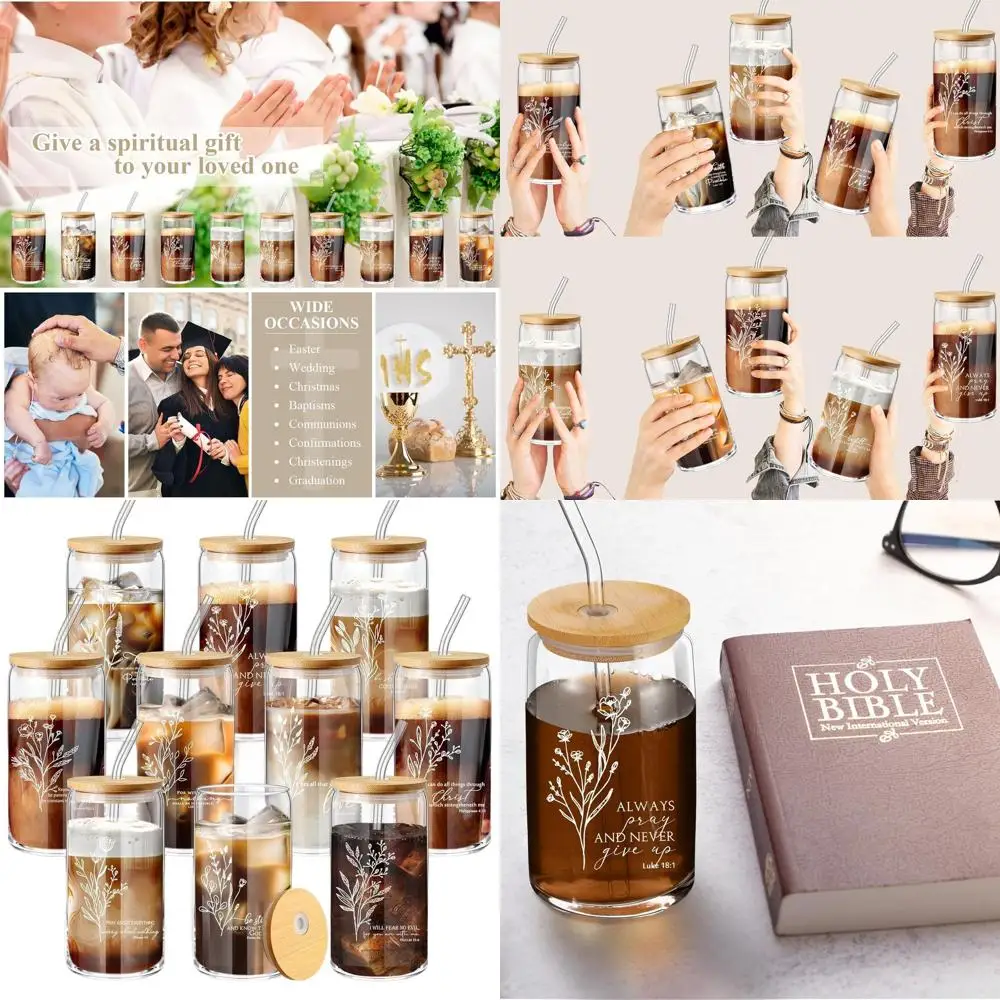 Bulk 10-Piece Women's Christian Inspirational Mugs with Bamboo Lid for Christmas
Bulk 10-Piece Women's Christian Inspirational Mugs with Bamboo Lid for Christmas