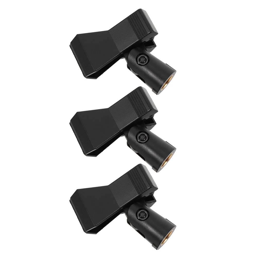 3 Pcs Microphone Clip Stand Mount Bracket Adjustable Holder Universal Clamp Plastic
3 Pcs Microphone Clip Stand Mount Bracket Adjustable Holder Universal Clamp Plastic