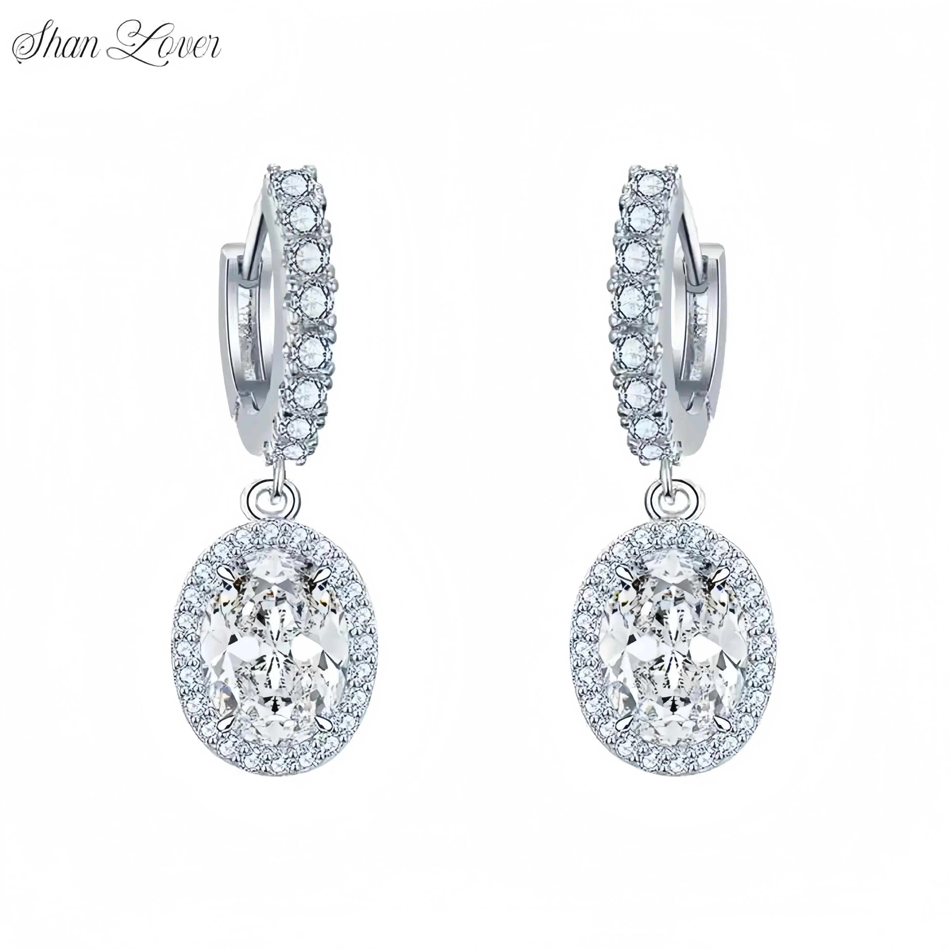 ShanLover Brand MUSHAN CO. MST Top Grade Moissanite Diamond Earrings Stud 925 Sterling Silver Drop Earrings Jewelry for Woman
ShanLover Brand MUSHAN CO. MST Top Grade Moissanite Diamond Earrings Stud 925 Sterling Silver Drop Earrings Jewelry for Woman