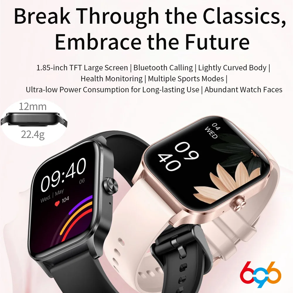 Newest Blue Tooth Call Smart Watch Heart Rate Health Sports Fitness Voice Assistant Men Women Smartwatch Music Ultra-Thin Body
Newest Blue Tooth Call Smart Watch Heart Rate Health Sports Fitness Voice Assistant Men Women Smartwatch Music Ultra-Thin Body