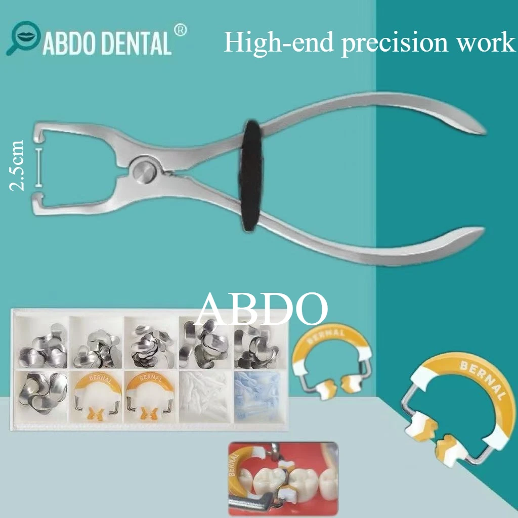 High-quality Dentistrys accessories Materials BERNALs Douban Forming System Kit Segmented Matrix System Kit
High-quality Dentistrys accessories Materials BERNALs Douban Forming System Kit Segmented Matrix System Kit