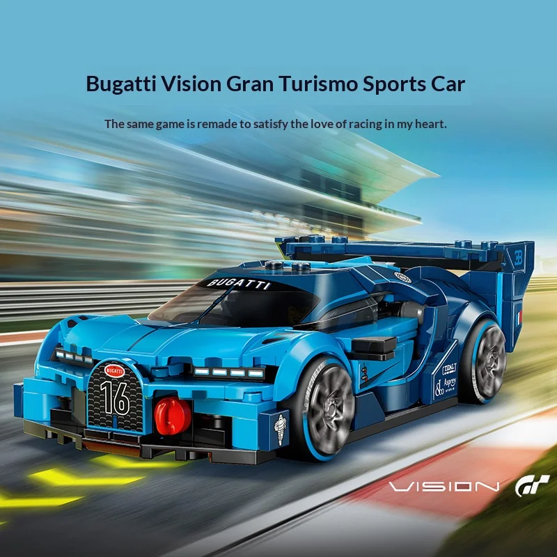 LEGO 77253 Bugatti Vision GT Building Set With Racing Driver Minifigure For Boys Girls 9+ Years Old Car Model Gift 284PCS
LEGO 77253 Bugatti Vision GT Building Set With Racing Driver Minifigure For Boys Girls 9+ Years Old Car Model Gift 284PCS