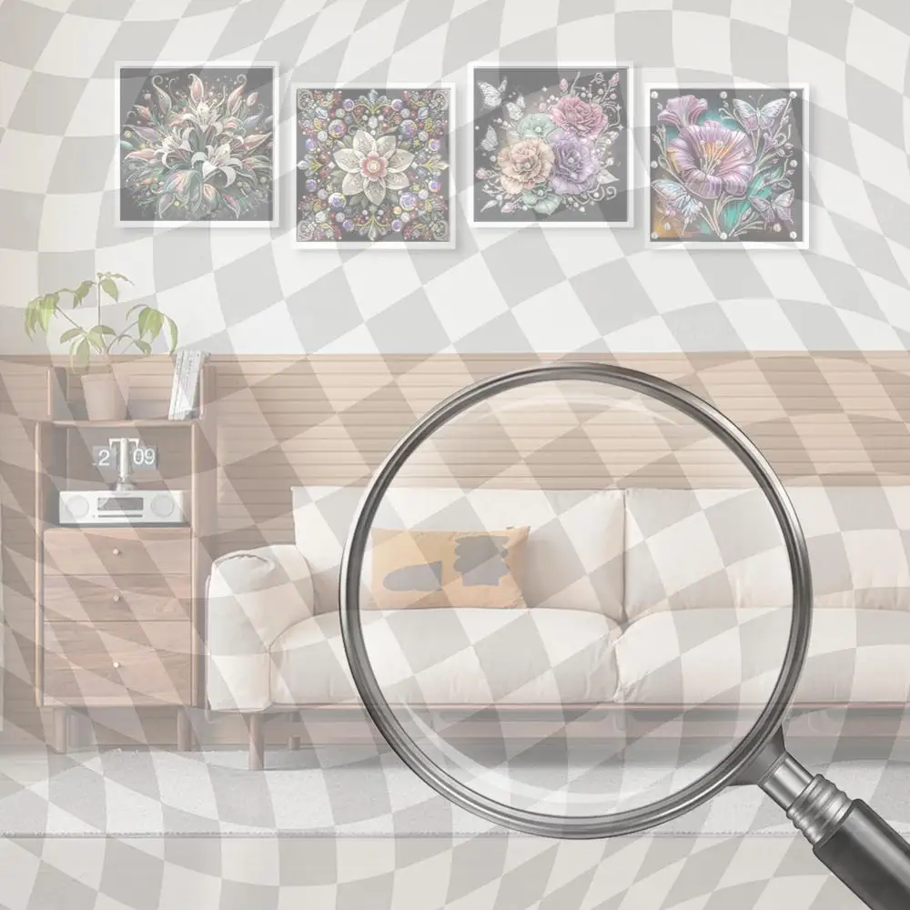 4pcs Flower Partial Drill Special Shape Diamond Painting Kit Home Decor30x30cm
4pcs Flower Partial Drill Special Shape Diamond Painting Kit Home Decor30x30cm