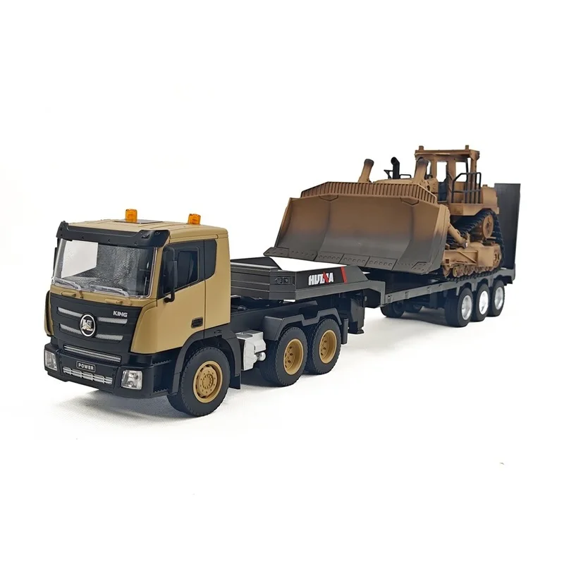 Delin Rc Flatbed Trailer 1 18 9 Channel 2 4 Ghz Remote Control Engineering Heavy Duty Vehicle Model Construction Transport Truck
Delin Rc Flatbed Trailer 1 18 9 Channel 2 4 Ghz Remote Control Engineering Heavy Duty Vehicle Model Construction Transport Truck