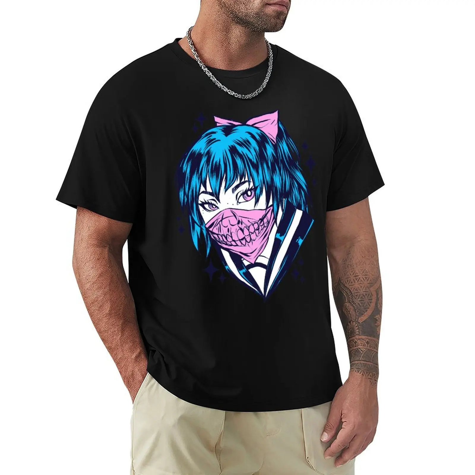 Skull Girl T-Shirt Work Daily Short Sleeve Top
Skull Girl T-Shirt Work Daily Short Sleeve Top