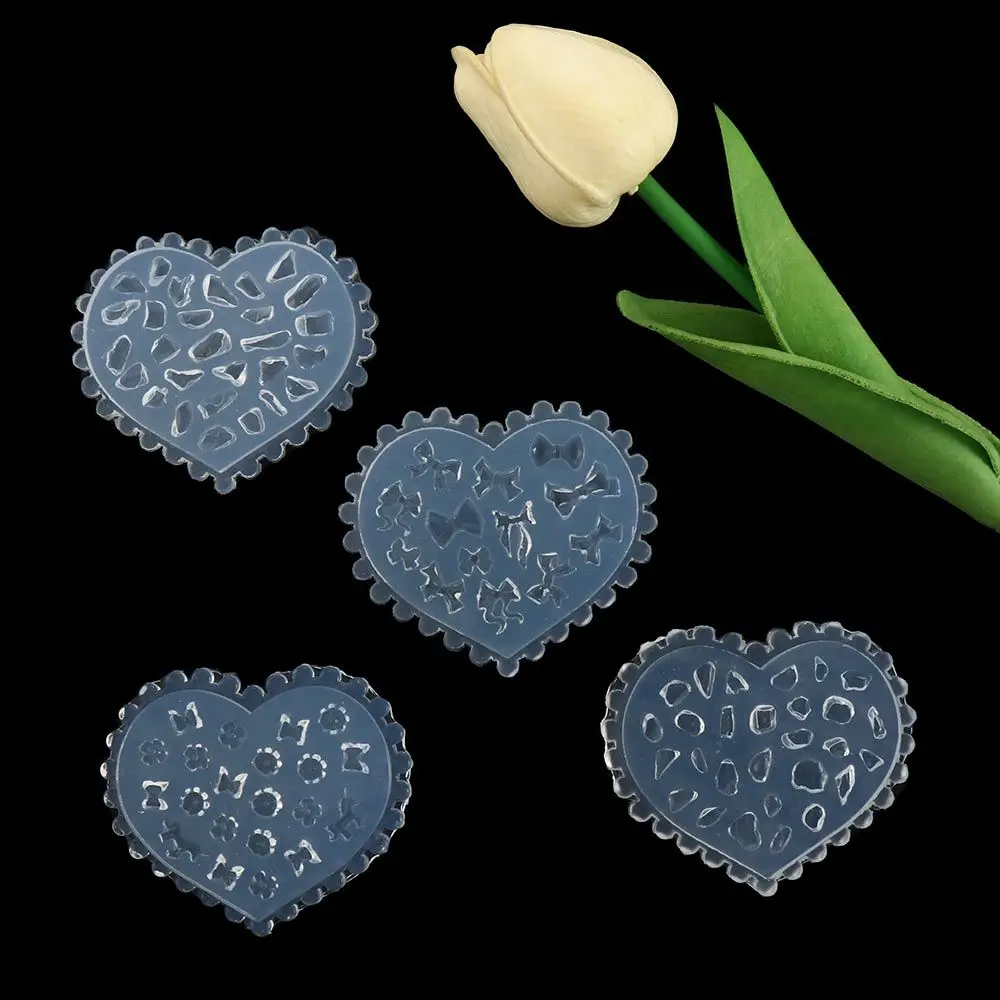 Girls Bownot Flower Stone Nail Jewelry Nail Decoration Silicone Carved Mold Silicone Nails Template DIY Nail Art Mold
Girls Bownot Flower Stone Nail Jewelry Nail Decoration Silicone Carved Mold Silicone Nails Template DIY Nail Art Mold