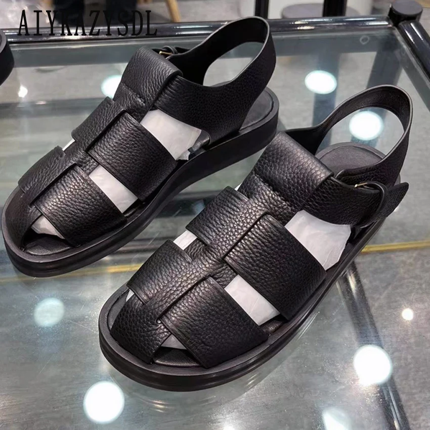 2023 Real Genuine Leather Sandals Women Casual Flat Shoes Gladiator Weave Sandals Cut Out Retro Shoes Girl Weave Hollow Flats
2023 Real Genuine Leather Sandals Women Casual Flat Shoes Gladiator Weave Sandals Cut Out Retro Shoes Girl Weave Hollow Flats