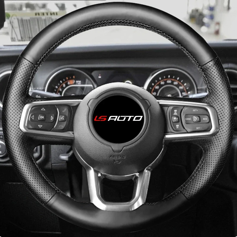 Hand stitched steering wheel cover for Jeep Wrangler JL Jlu 2018-2023 Gladiator JT 2020 2021 Year Braiding Steering Wheel Cover
Hand stitched steering wheel cover for Jeep Wrangler JL Jlu 2018-2023 Gladiator JT 2020 2021 Year Braiding Steering Wheel Cover