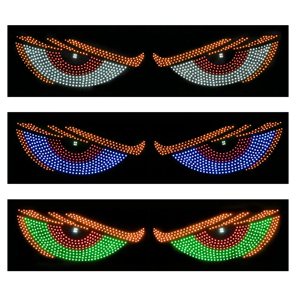 2Pcs LED Car Evil Eyes Warning Lamp USB Car Decoration Devil Eye Light 11 Modes Car Windshield Demon Eye Lights Auto Accessories
2Pcs LED Car Evil Eyes Warning Lamp USB Car Decoration Devil Eye Light 11 Modes Car Windshield Demon Eye Lights Auto Accessories