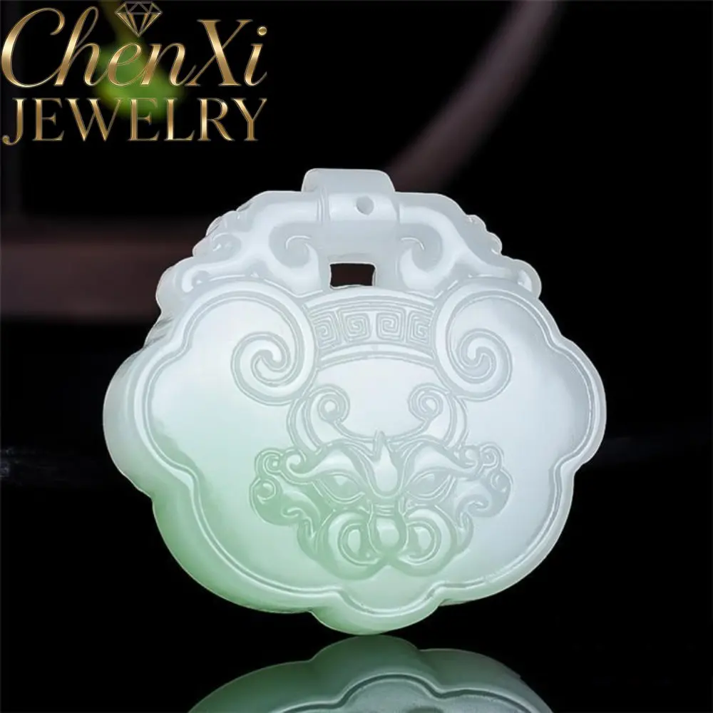 Natural Hetian Color Jade Kirin Fortune Lock Pendant With Auspicious Carving Jade Lucky Charm Traditional Blessing Jewelry Gift
Natural Hetian Color Jade Kirin Fortune Lock Pendant With Auspicious Carving Jade Lucky Charm Traditional Blessing Jewelry Gift