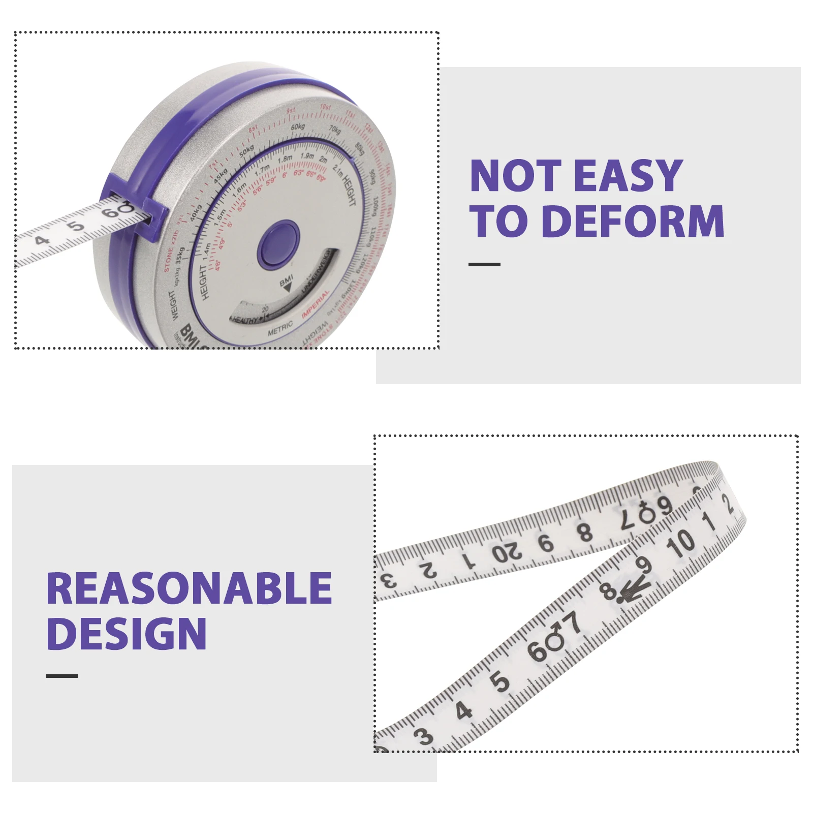 Waist Measuring Tape Retractable Body Measurement Tool Portable Cloth Tape For Fitness Clothing Tailor Use 2 Meter Small
Waist Measuring Tape Retractable Body Measurement Tool Portable Cloth Tape For Fitness Clothing Tailor Use 2 Meter Small