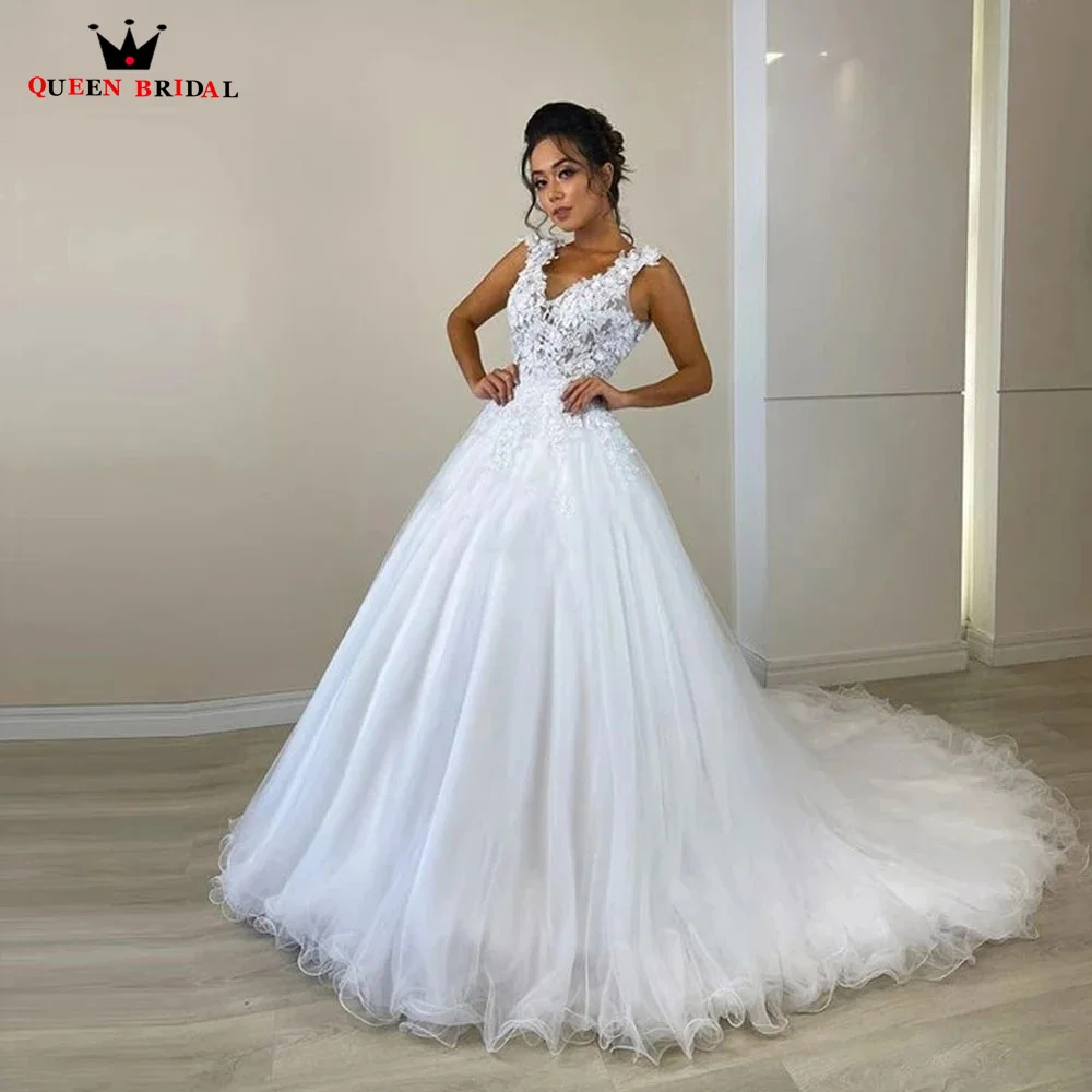 Elegant A-line V-neck Weddding Dresses Tulle Lace Pearls Crystal Beaded Flowers 2023 New Formal Simple Bridal Gowns SF21
Elegant A-line V-neck Weddding Dresses Tulle Lace Pearls Crystal Beaded Flowers 2023 New Formal Simple Bridal Gowns SF21