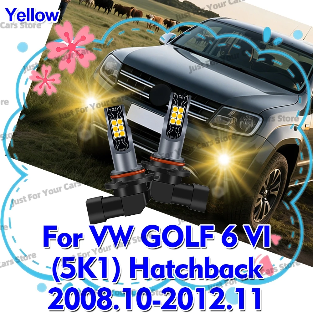 2x 3000K Yellow Fog Lamp Bulbs 12V Wireless LED Fog Lights For VW GOLF 6 Mk6 VI (5K1) Hatchback 2009 2010 2011 2012 Plug-N-Play
2x 3000K Yellow Fog Lamp Bulbs 12V Wireless LED Fog Lights For VW GOLF 6 Mk6 VI (5K1) Hatchback 2009 2010 2011 2012 Plug-N-Play