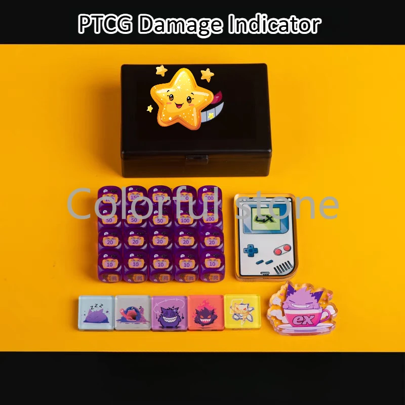 Pokemon Anime Character Pocket Monsters Match Scoring Damage Counter Halloween Pumpkin Dice Damage Indicator GX Role-playing Toy
Pokemon Anime Character Pocket Monsters Match Scoring Damage Counter Halloween Pumpkin Dice Damage Indicator GX Role-playing Toy