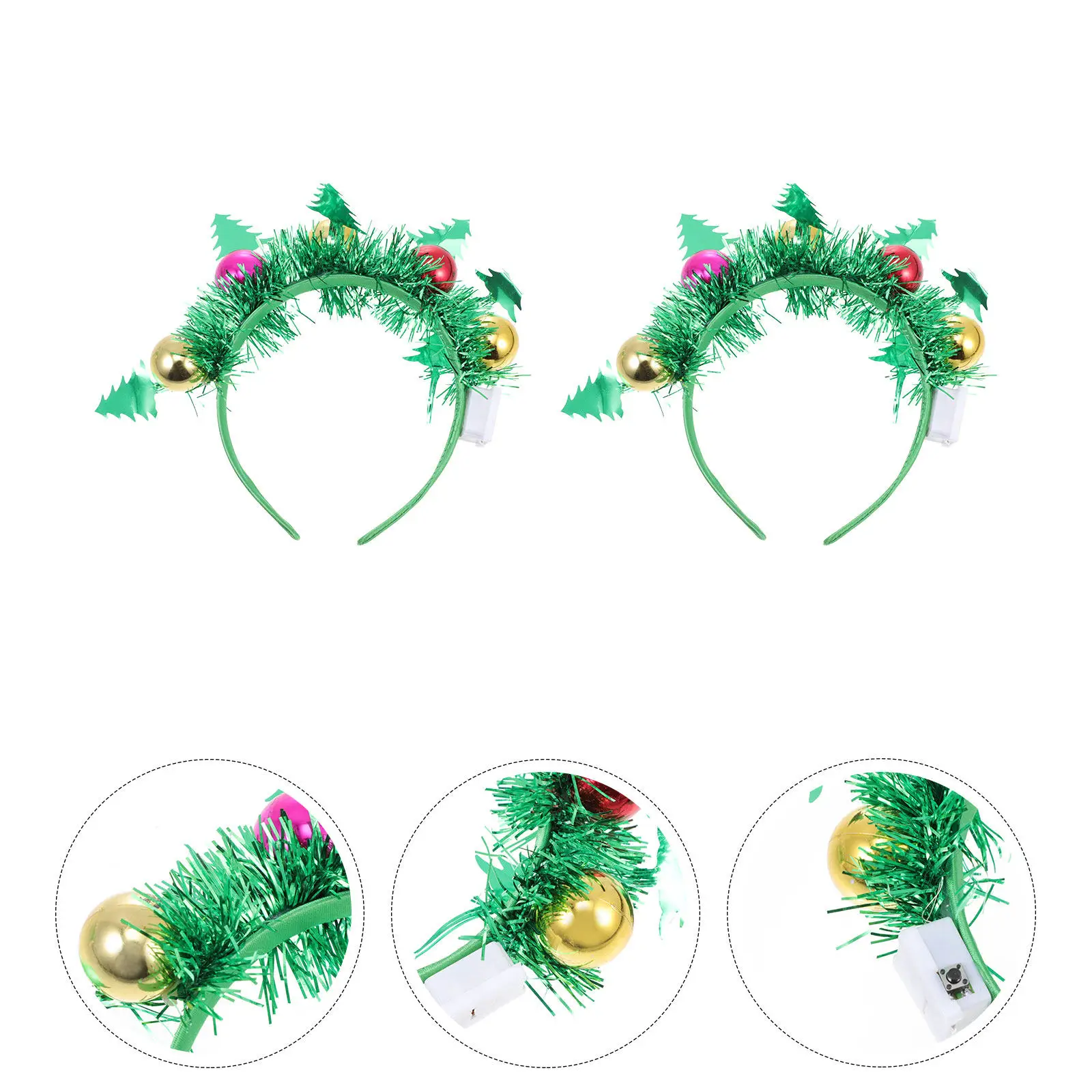 Набор из 2-х повязок на голову в виде рождественских шаров для девочек, украшение для волос на вечеринку, головной убор в виде елки, реквизит для фотосессий, карнавальный костюм
Набор из 2-х повязок на голову в виде рождественских шаров для девочек, украшение для волос на вечеринку, головной убор в виде елки, реквизит для фотосессий, карнавальный костюм