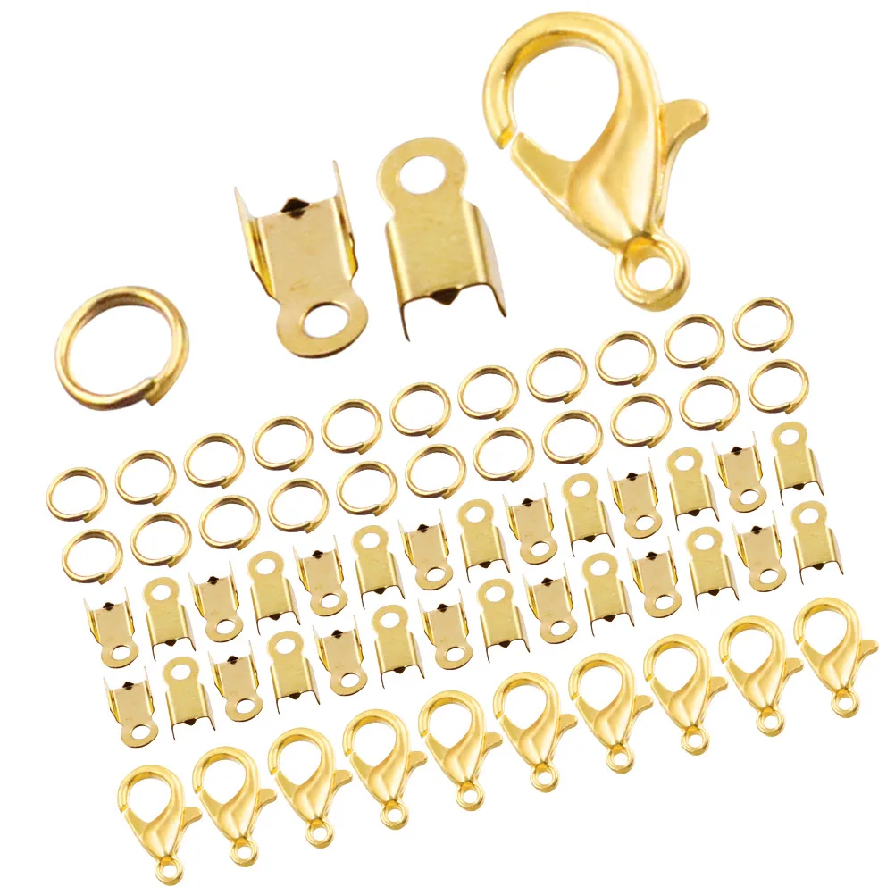 1 set Jewelry Accessories Kit Gold Tone DIY Bracelets Necklaces Lobster Clasps Jump Rings Connectors Colorful Iron Material
1 set Jewelry Accessories Kit Gold Tone DIY Bracelets Necklaces Lobster Clasps Jump Rings Connectors Colorful Iron Material