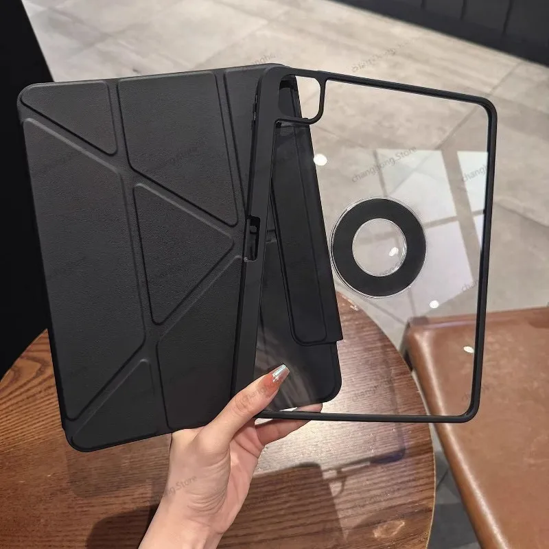 Detachable Strong Magnetic Acrylic Hard Case for Honor MagicPad 4 12.3 2026 YLE-W09 12.3 inch with Pencil Holder
Detachable Strong Magnetic Acrylic Hard Case for Honor MagicPad 4 12.3 2026 YLE-W09 12.3 inch with Pencil Holder