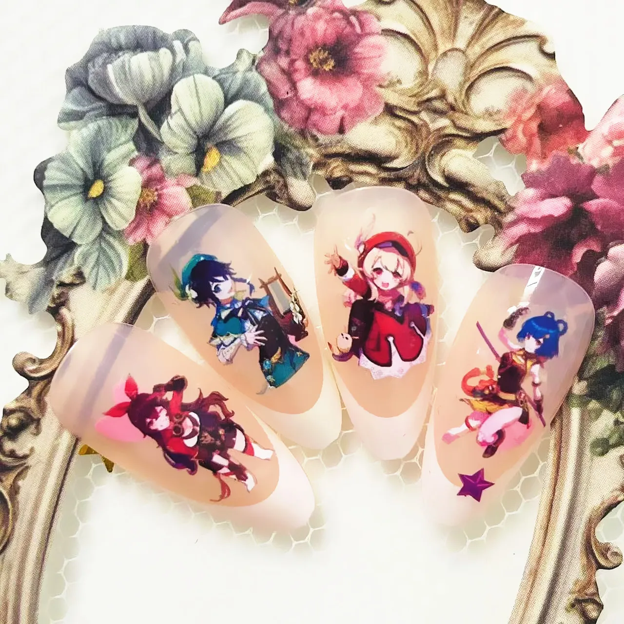 TSC-104 Anime Genshin Impact 3d Nail Art Stickers Decal Template Diy Nail Tool Decorations Slider
TSC-104 Anime Genshin Impact 3d Nail Art Stickers Decal Template Diy Nail Tool Decorations Slider