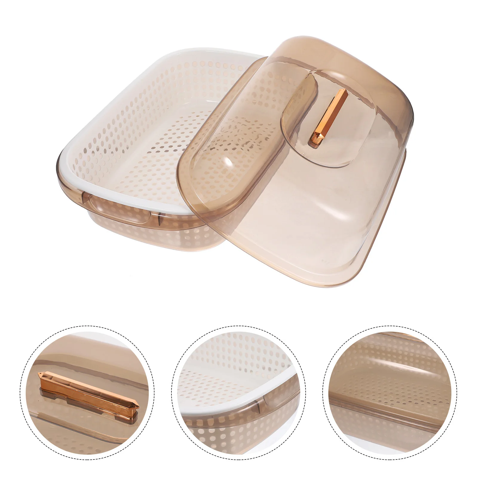 Double-Layer Draining Basket Vegetable Washing Basin Kitchen Food Cleaning Fruit Washing Storage Kitchen Colander Strainer Bowl
Double-Layer Draining Basket Vegetable Washing Basin Kitchen Food Cleaning Fruit Washing Storage Kitchen Colander Strainer Bowl