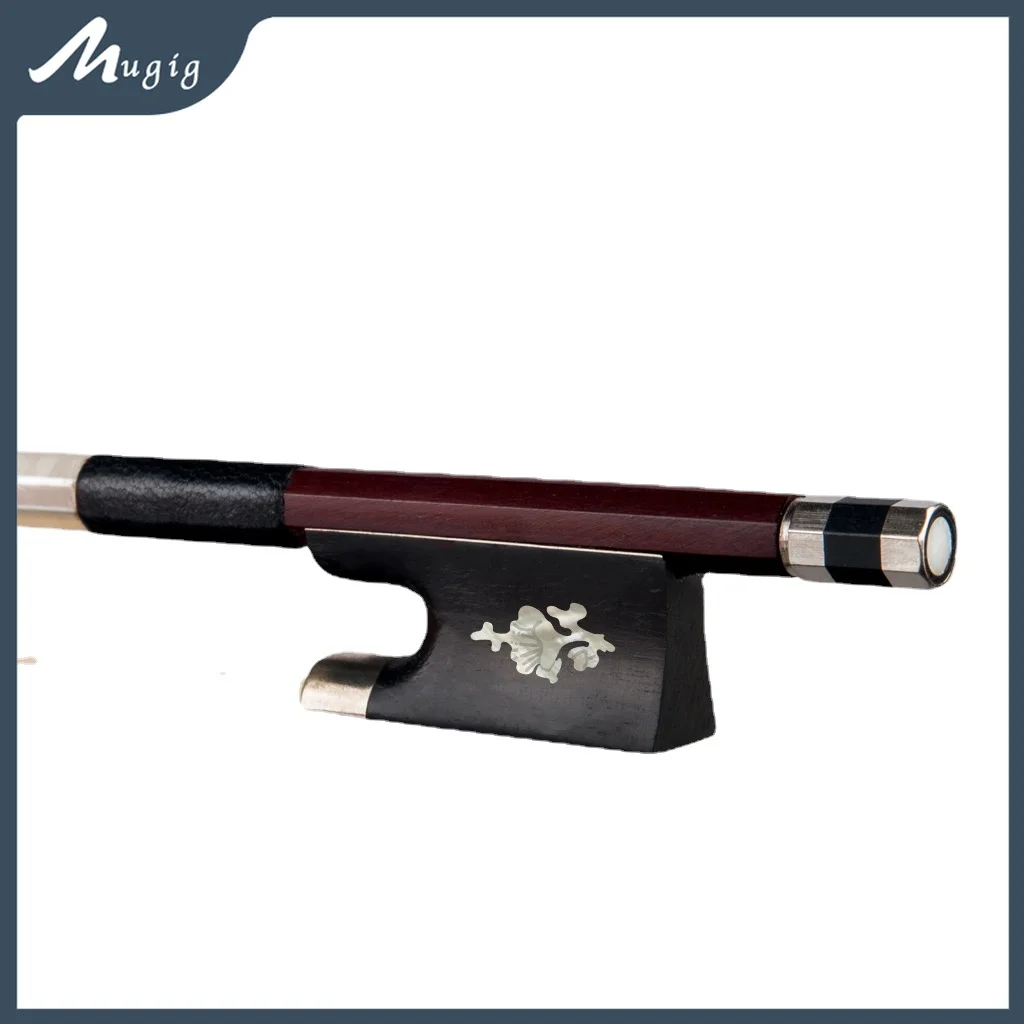 Mugig 4/4 Violin Bow Brazilwood Octagonal Stick W/Ebony Frog Sheepskin Grip Well Balance
Mugig 4/4 Violin Bow Brazilwood Octagonal Stick W/Ebony Frog Sheepskin Grip Well Balance