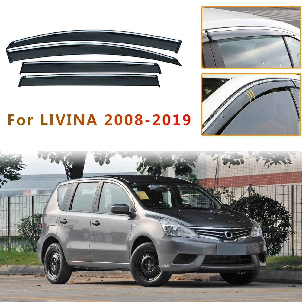 For Nissan LIVINA 2008 2009 2010 2011 2012 2013 -2019 Weather Shield Window Sun Rain Visor Car Styling Auto Accessories Awnings
For Nissan LIVINA 2008 2009 2010 2011 2012 2013 -2019 Weather Shield Window Sun Rain Visor Car Styling Auto Accessories Awnings