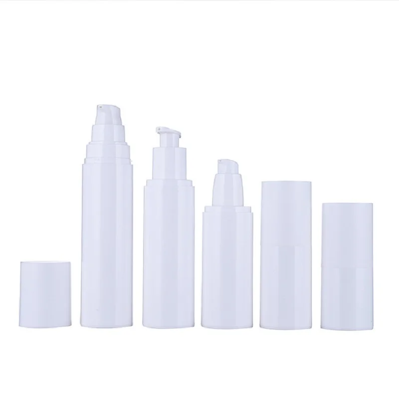 15pcs Empty White Vacuum Bottles Lotion Pump 30ml 50ml 80ml100ml120ml Plastic Cosmetic Refillable Packaging Airless Bottles
15pcs Empty White Vacuum Bottles Lotion Pump 30ml 50ml 80ml100ml120ml Plastic Cosmetic Refillable Packaging Airless Bottles