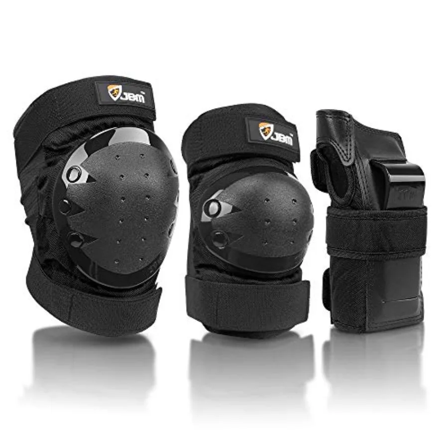 Adult and Knee Pads Elbow Pads and Wrist Guards for Inline Skating, Roller Skating, Skateboarding, Scootering
Adult and Knee Pads Elbow Pads and Wrist Guards for Inline Skating, Roller Skating, Skateboarding, Scootering