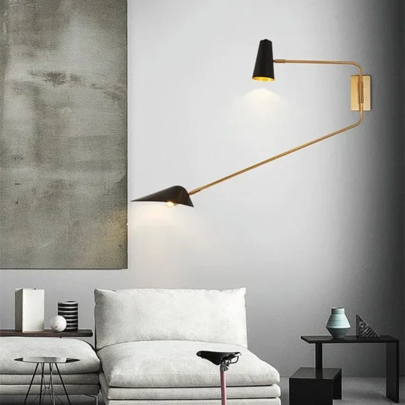 Industrial Copper Black/White/Gold Wall Lamp LED E27 Swing Arm Long Pole Wall Mounted Double Head Living Room Bedside Bedroom
Industrial Copper Black/White/Gold Wall Lamp LED E27 Swing Arm Long Pole Wall Mounted Double Head Living Room Bedside Bedroom