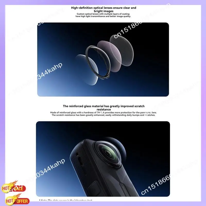 CLCU For Insta360 X5 Premium Lens Guards For Enhanced Durability & Scratch Resistance For Outdoor And Adventure Photography
CLCU For Insta360 X5 Premium Lens Guards For Enhanced Durability & Scratch Resistance For Outdoor And Adventure Photography