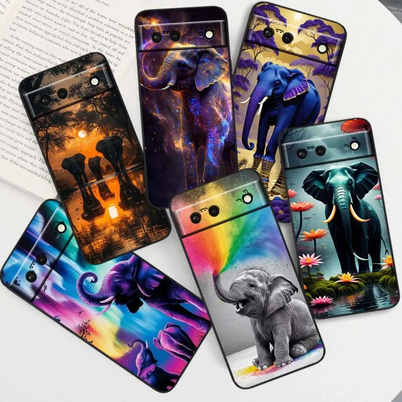 Cartoon Anime Elephant For Google Pixel 10 9a 9 8A 8 7 7A 6 6A Pro XL 2024 5G Black Soft TPU Silicone Cover
Cartoon Anime Elephant For Google Pixel 10 9a 9 8A 8 7 7A 6 6A Pro XL 2024 5G Black Soft TPU Silicone Cover