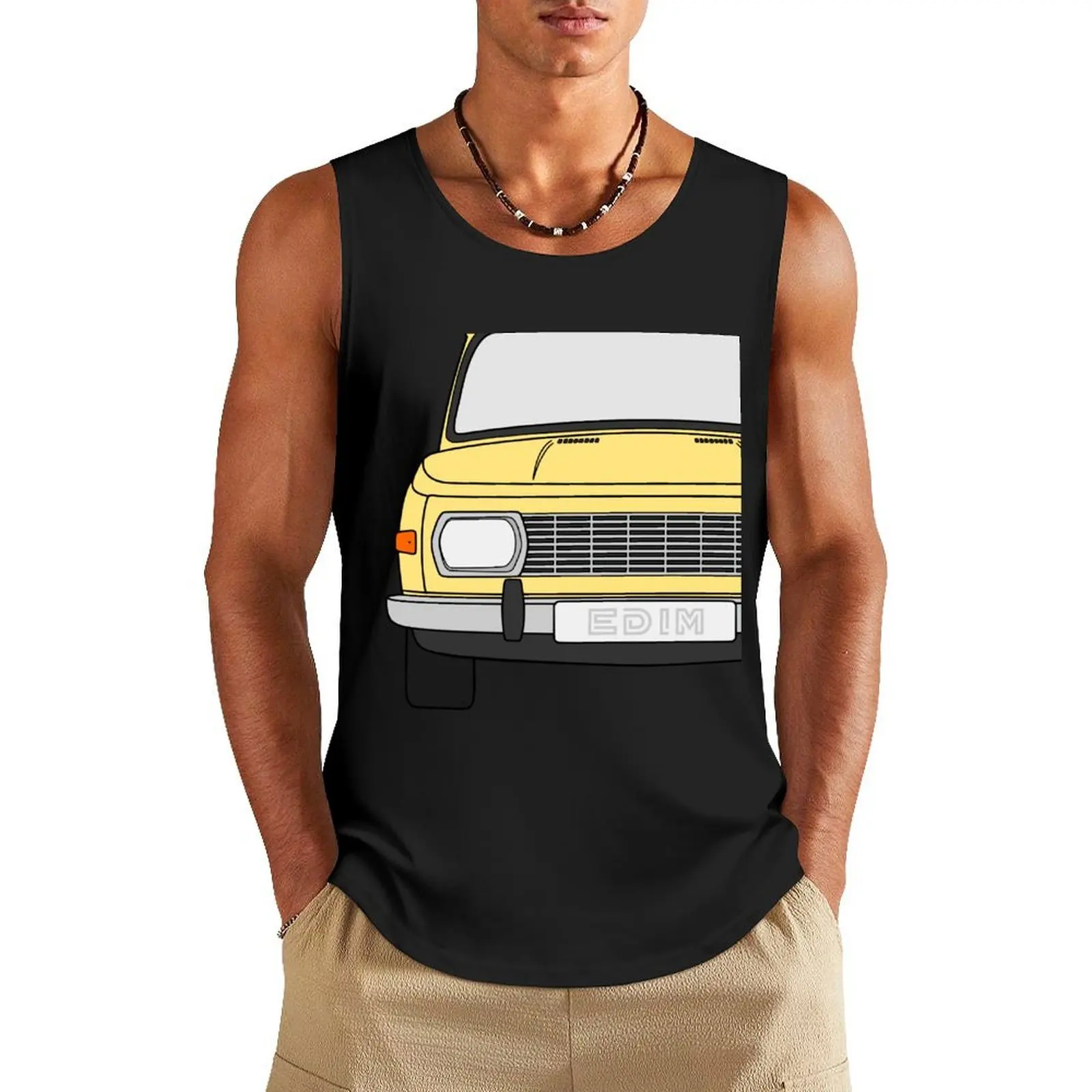 Wartburg 353 cream yellow color Tank Top bodybuilding men clothes T-shirt men Men's gym t-shirt
Wartburg 353 cream yellow color Tank Top bodybuilding men clothes T-shirt men Men's gym t-shirt