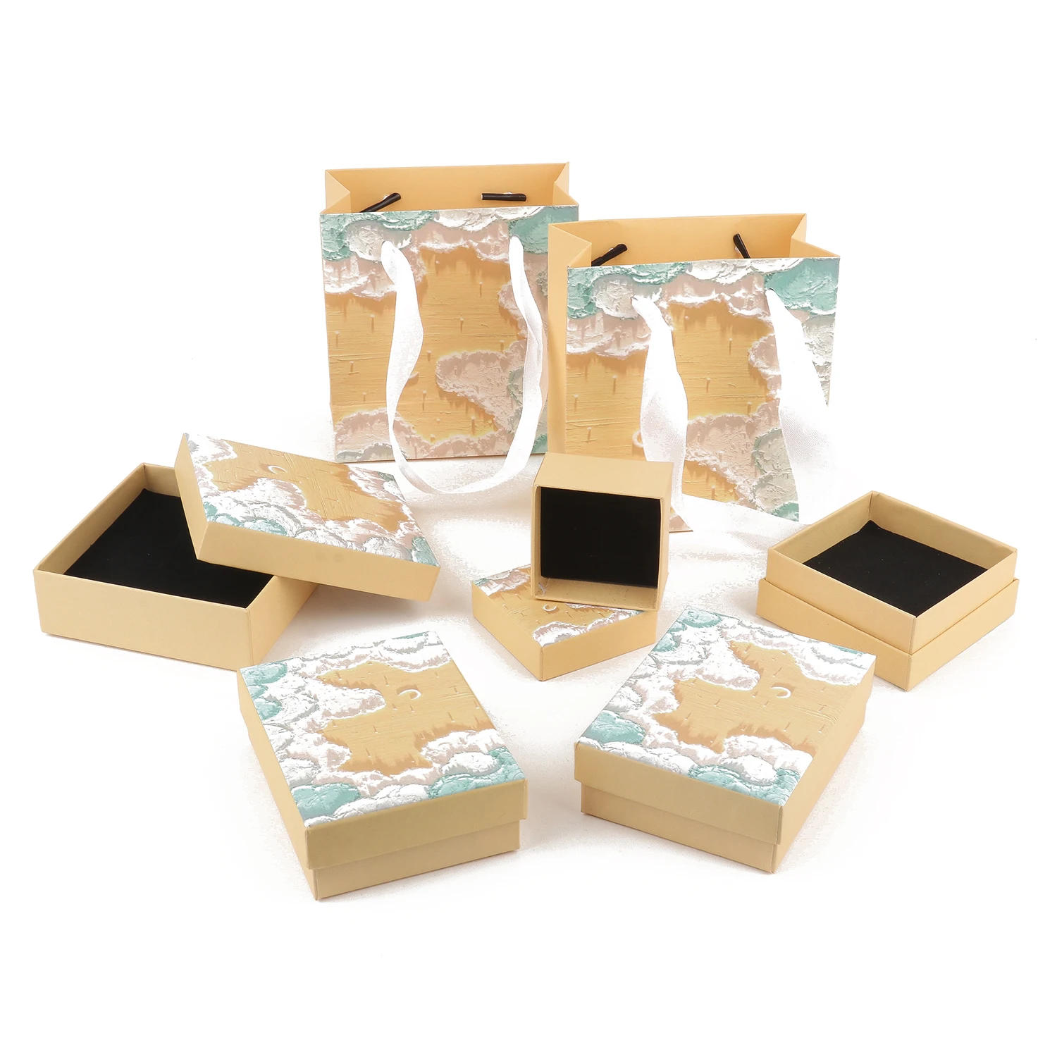 1pc Yellow Summer Beach Jewelry Gift Box Bag Earrings Ring Bracelet Necklace Packaging Cardboard Paper Box Women Gift Cases
1pc Yellow Summer Beach Jewelry Gift Box Bag Earrings Ring Bracelet Necklace Packaging Cardboard Paper Box Women Gift Cases