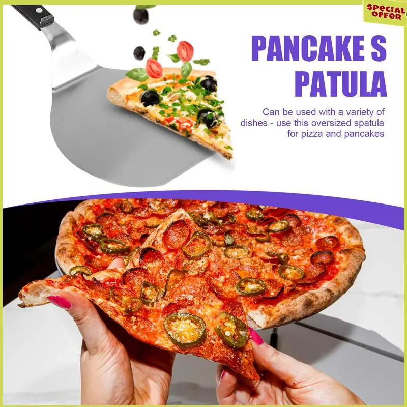 A34R Extra-Large Stainless Steel Wide Spatula Turner With Strong Wooden Handle - Dishwasher Safe Pizza Peel Kitchen Utensil
A34R Extra-Large Stainless Steel Wide Spatula Turner With Strong Wooden Handle - Dishwasher Safe Pizza Peel Kitchen Utensil