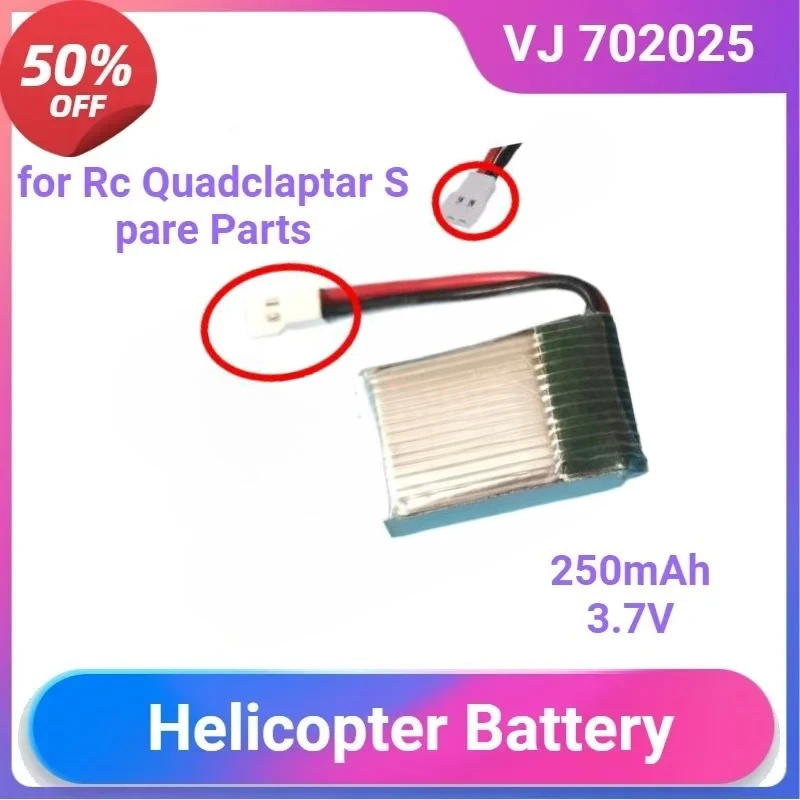 Vj 702025 for H2 H8 H48 U207 Rc Quadclaptar Spare Parts Lipo Battery H8 Drone Helicopter Battery 3.7V 250Mah 25C
Vj 702025 for H2 H8 H48 U207 Rc Quadclaptar Spare Parts Lipo Battery H8 Drone Helicopter Battery 3.7V 250Mah 25C